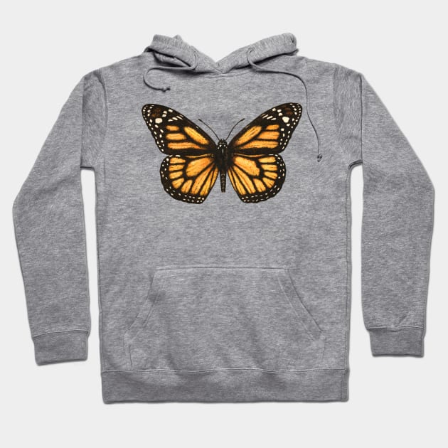 Monarch butterfly Hoodie by katerinamk